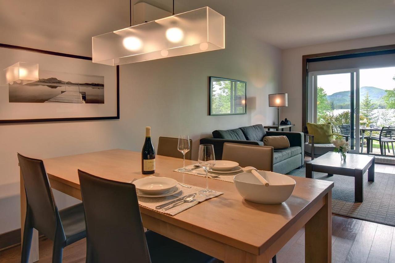 Quiet Condo On Ground Floor Steps To The Lake Lac-Superieur Exterior foto