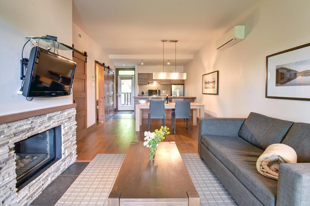 Quiet Condo On Ground Floor Steps To The Lake Lac-Superieur Exterior foto