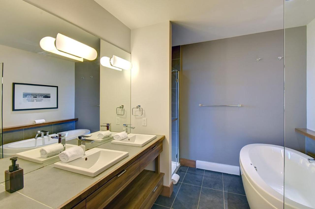 Quiet Condo On Ground Floor Steps To The Lake Lac-Superieur Exterior foto