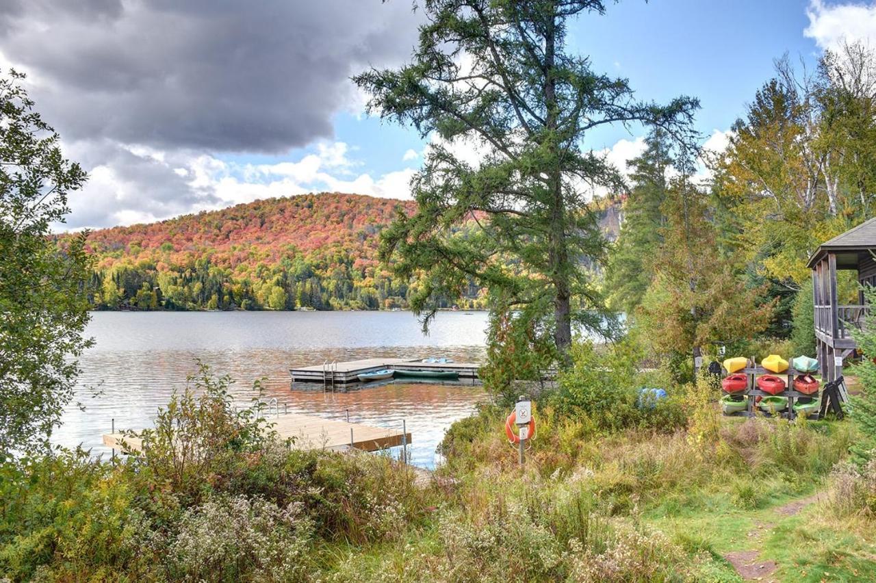 Quiet Condo On Ground Floor Steps To The Lake Lac-Superieur Exterior foto