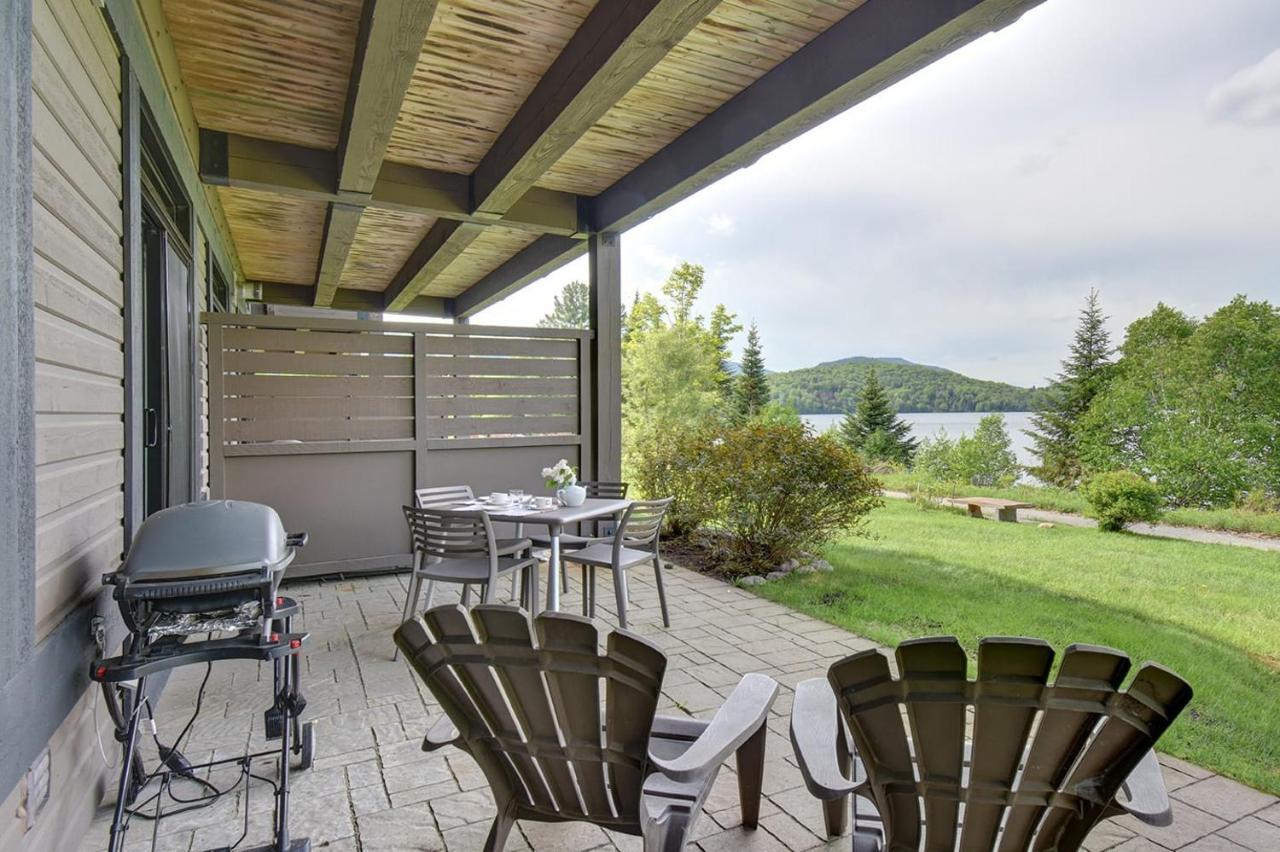 Quiet Condo On Ground Floor Steps To The Lake Lac-Superieur Exterior foto
