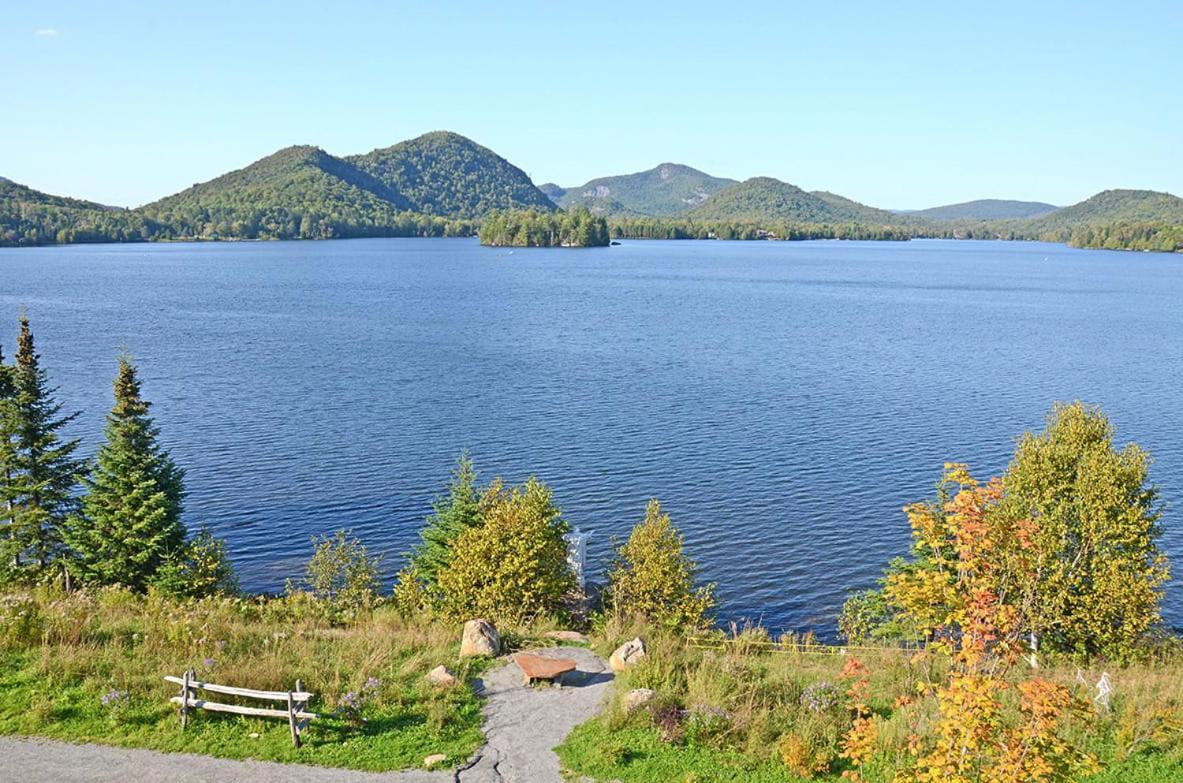 Quiet Condo On Ground Floor Steps To The Lake Lac-Superieur Exterior foto